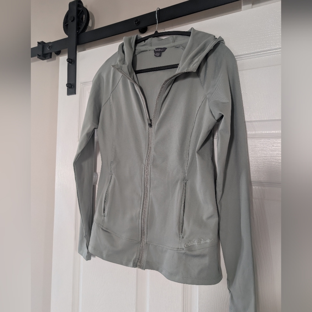 Eddie Bauer Women's Light Sage Zip-Up Jacket